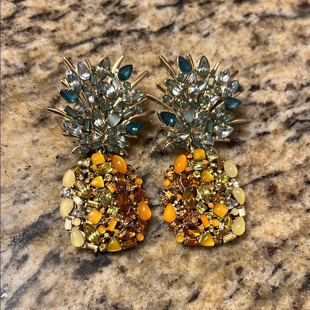 Baublebar Pineapple Statement Earrings